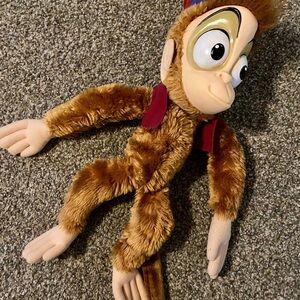 Plush Aladdin Abu Stuffie—slight tear but washed and in good condition